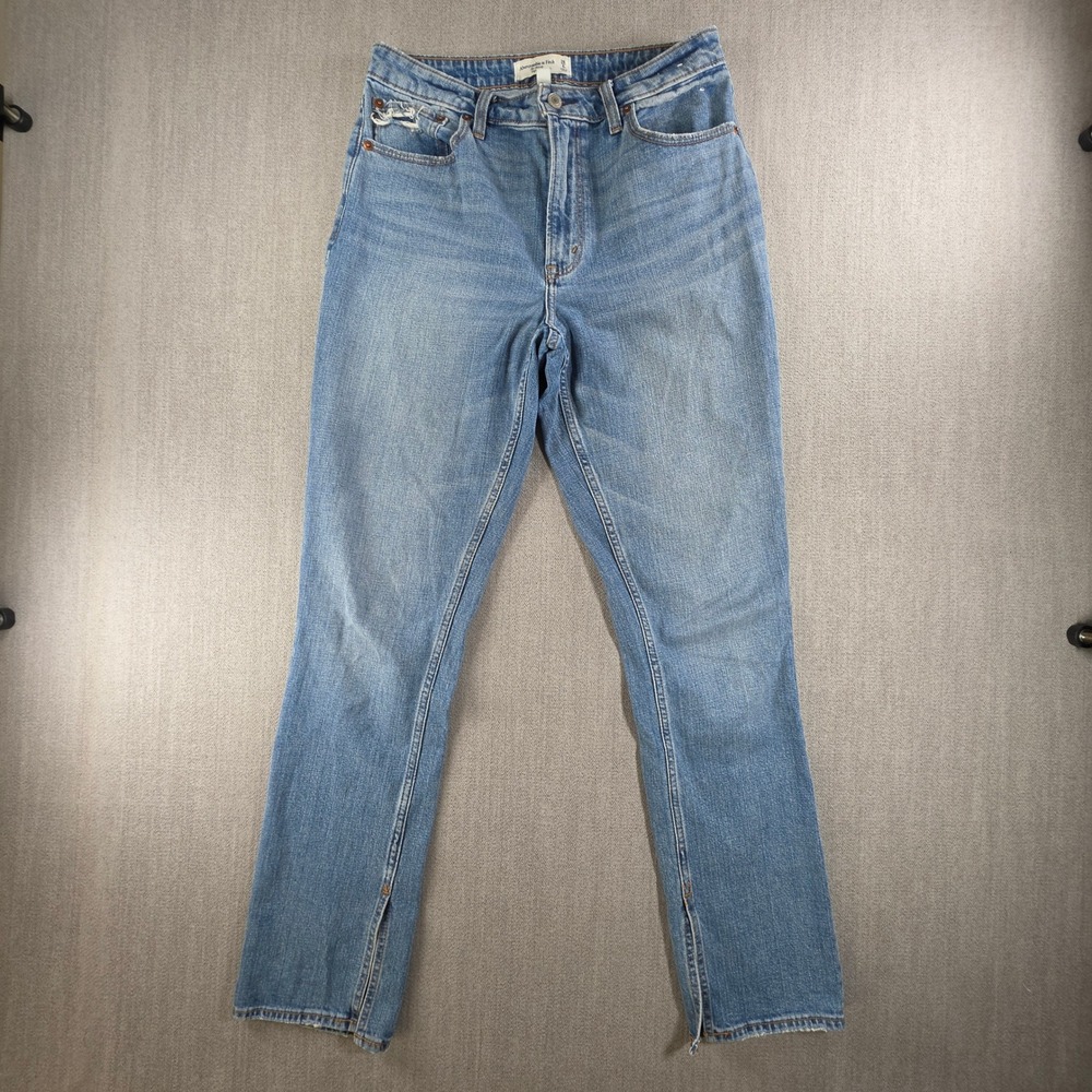 Abercrombie & Fitch Skinny Jeans Womens 28/6 Blue Curve Love High Rise